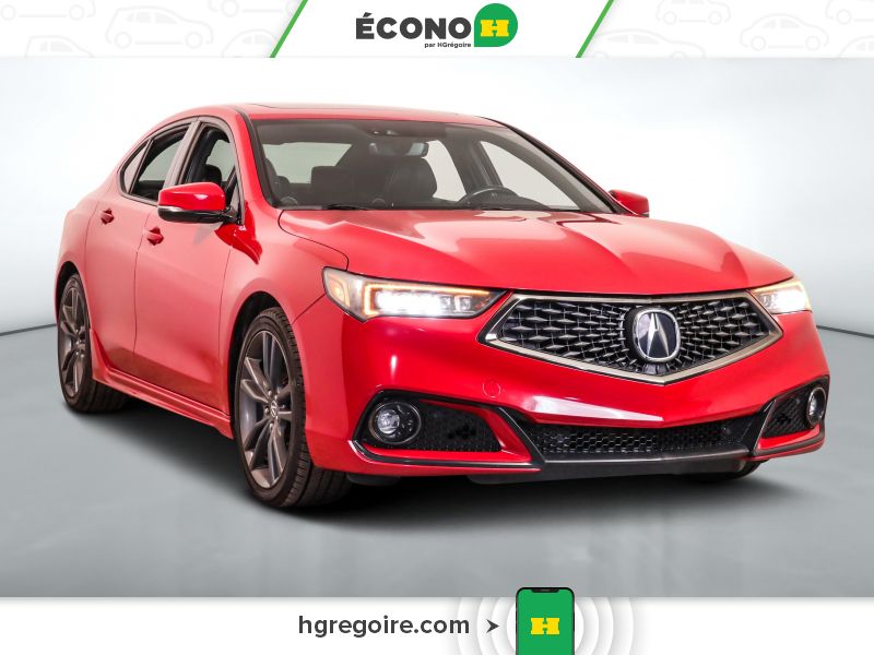 2018 Acura TLX FWD with Technology and A-Spec Package