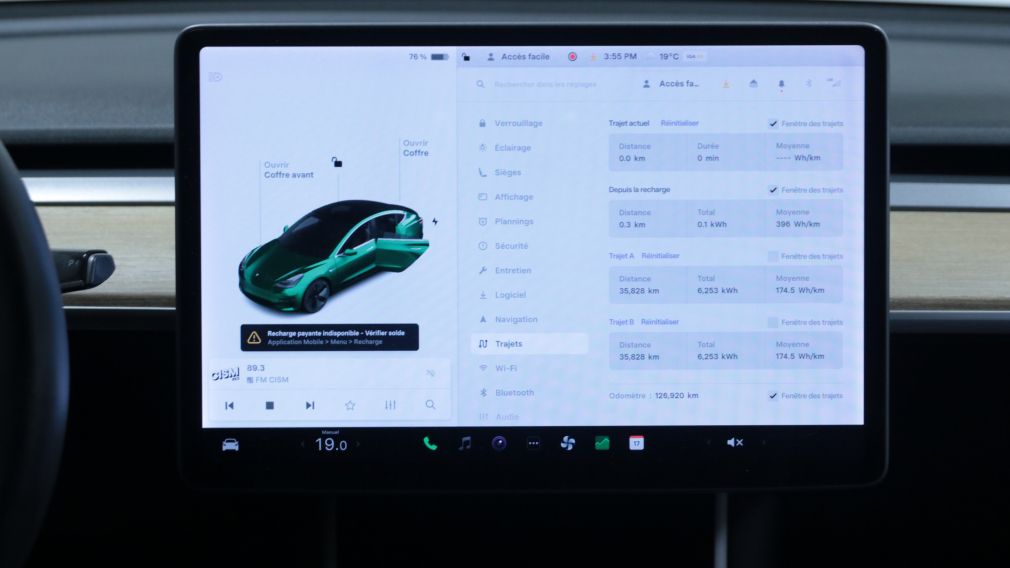 Tesla Model 3 Standard Range Plus 2020 d&rsquo;occasion à vendre - 15