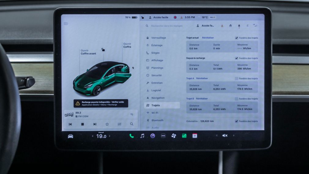 Tesla Model 3 Standard Range Plus 2020 d&rsquo;occasion à vendre - 15