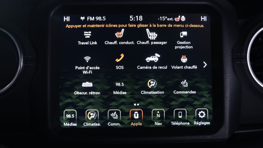 Jeep Wrangler Unlimited Rubicon 2021 d&rsquo;occasion à vendre - 15