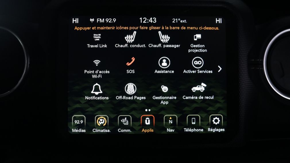 Jeep Wrangler Unlimited Sahara 2021 d&rsquo;occasion à vendre - 15