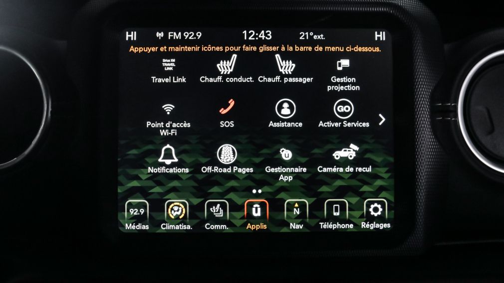 Jeep Wrangler Unlimited Sahara 2021 d&rsquo;occasion à vendre - 15