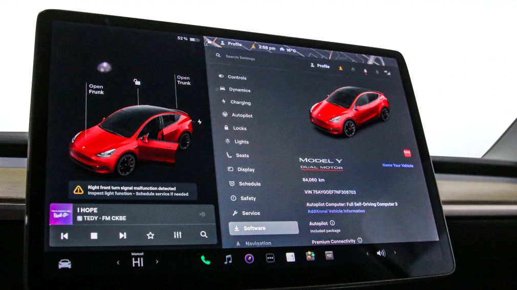 Tesla Model Y Performance 2022 d&rsquo;occasion à vendre - 15