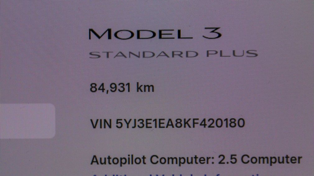 Tesla Model 3 Standard Range 2019 d&rsquo;occasion à vendre - 15