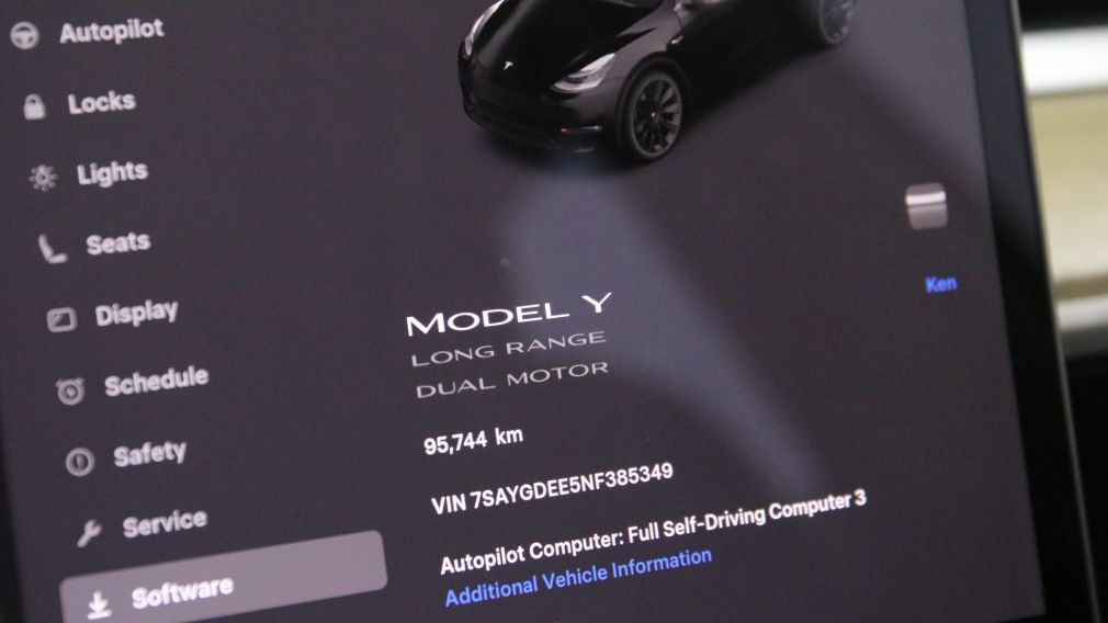 Tesla Model Y Long Range 2022 d&rsquo;occasion à vendre - 15