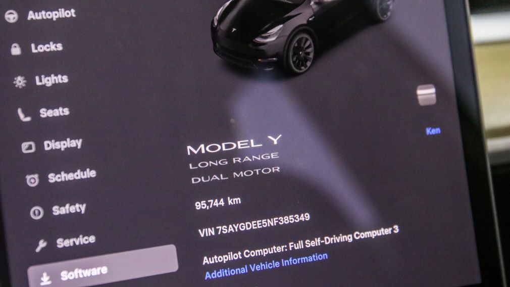 Tesla Model Y Long Range 2022 d&rsquo;occasion à vendre - 15