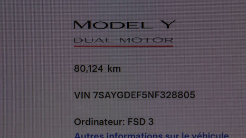 Tesla Model Y Performance 2022 d&rsquo;occasion à vendre - 11