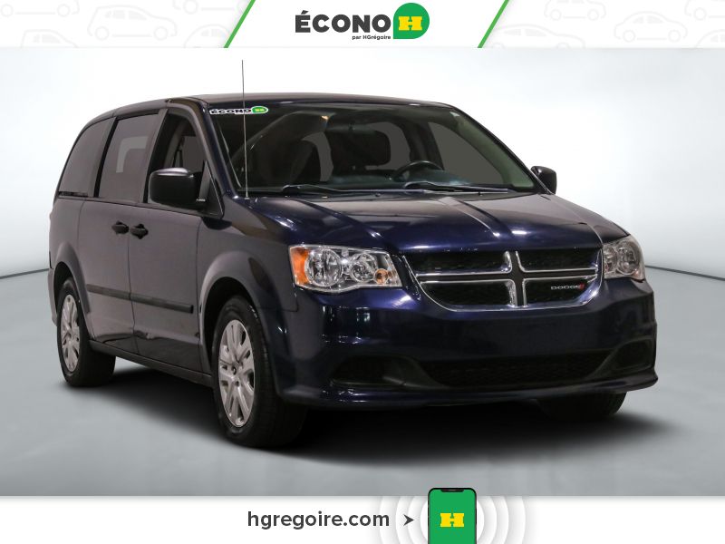 2016 Dodge Grand Caravan Canada Value Package FWD