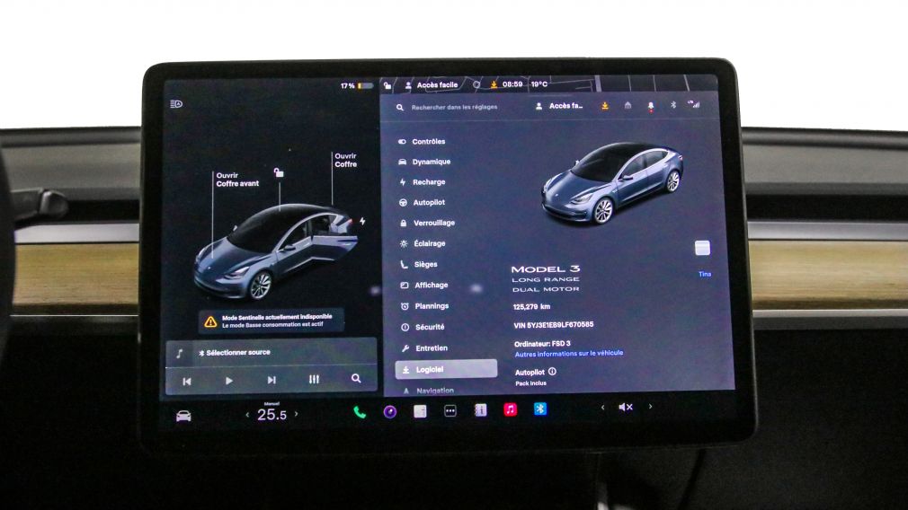 Tesla Model 3 Long Range 2020 d&rsquo;occasion à vendre - 17