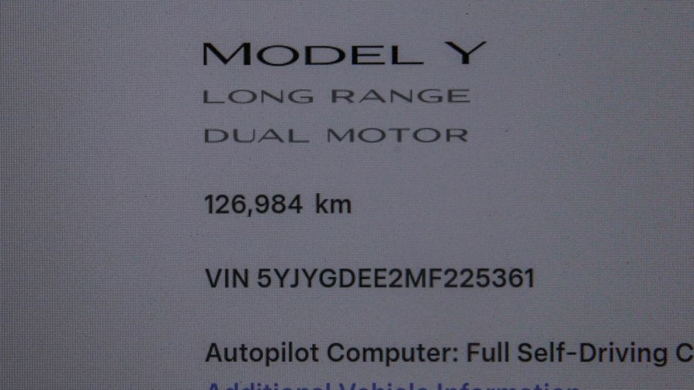 Tesla Model Y Long Range 2021 d&rsquo;occasion à vendre - 9