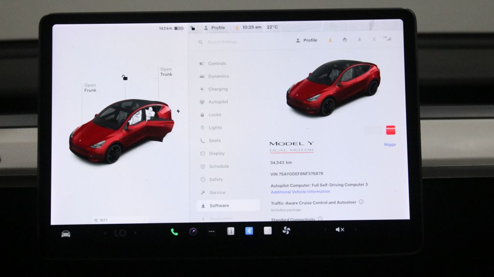 Tesla Model Y Performance 2022 d&rsquo;occasion à vendre - 17