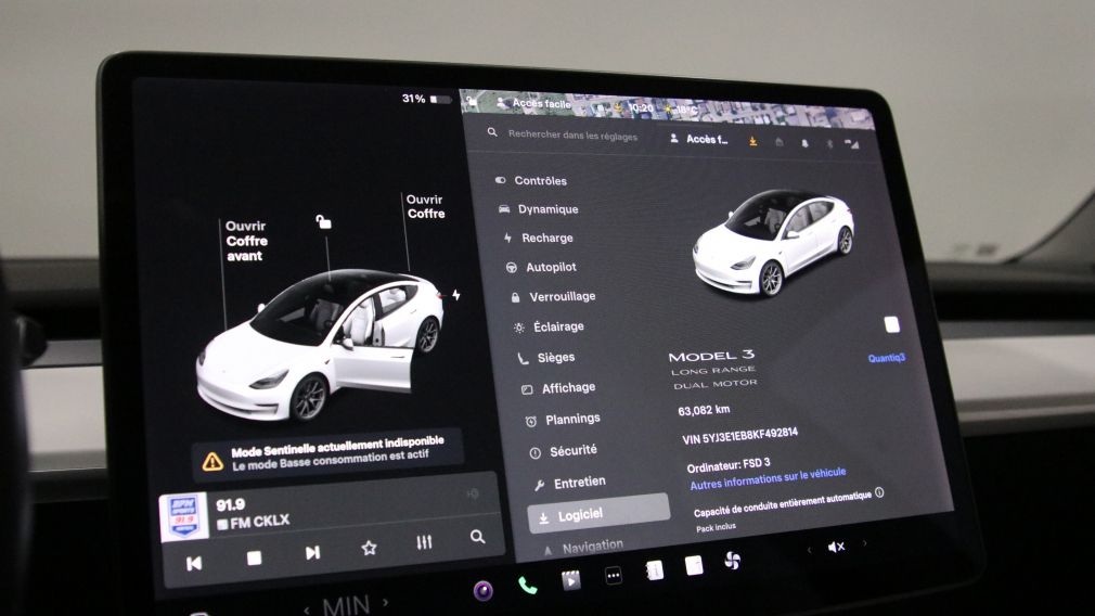 Tesla Model 3 Long Range 2019 d&rsquo;occasion à vendre - 15