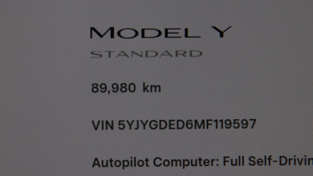 Tesla Model Y Standard Range 2021 d&rsquo;occasion à vendre - 13