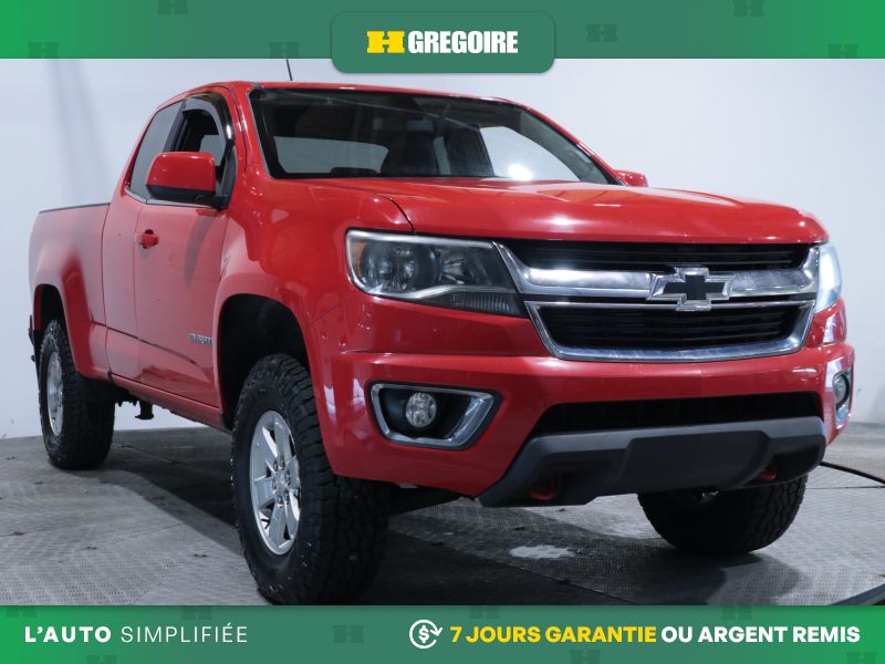 Red 2019 Chevrolet Colorado Pickup Truck Four-Wheel Drive Automatic