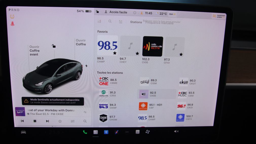 Tesla Model 3 Standard Range Plus 2020 d&rsquo;occasion à vendre - 9