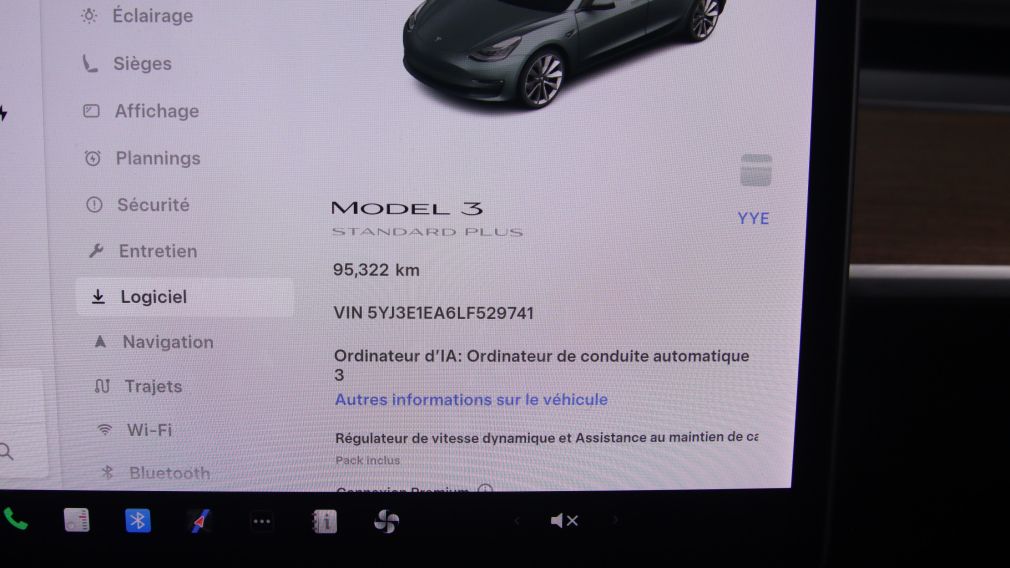 Tesla Model 3 Standard Range Plus 2020 d&rsquo;occasion à vendre - 8