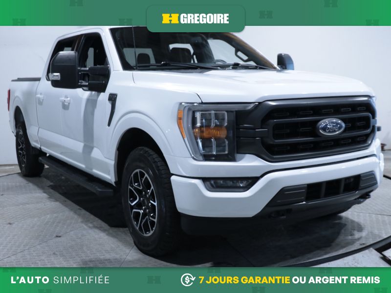 White 2022 Ford F-150 Pickup Truck Four-Wheel Drive Automatic