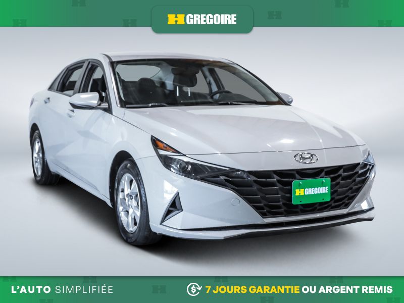 Gray 2021 Hyundai Elantra Sedan  Manual