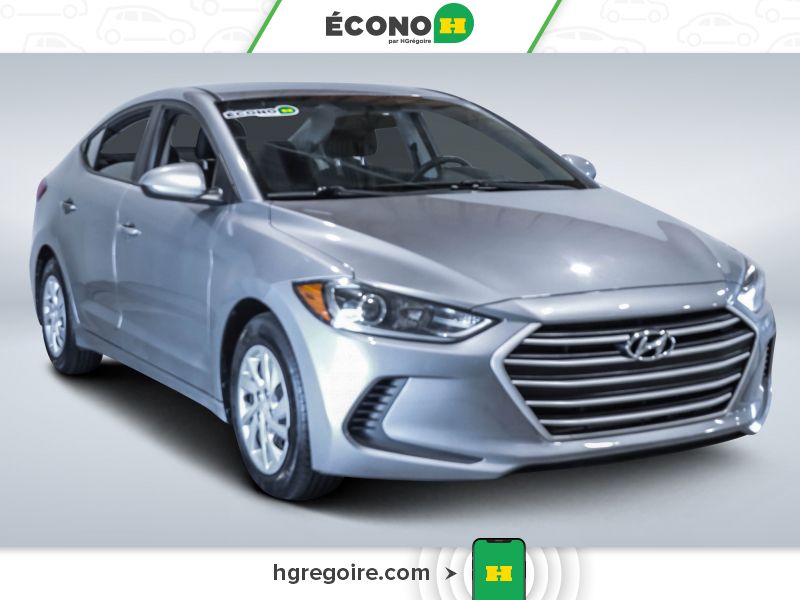 Silver 2017 Hyundai Elantra Sedan  Manual