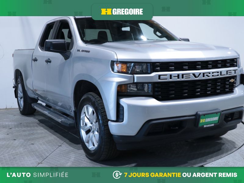 Silver 2021 Chevrolet Silverado 1500 Pickup Truck Four-Wheel Drive Automatic