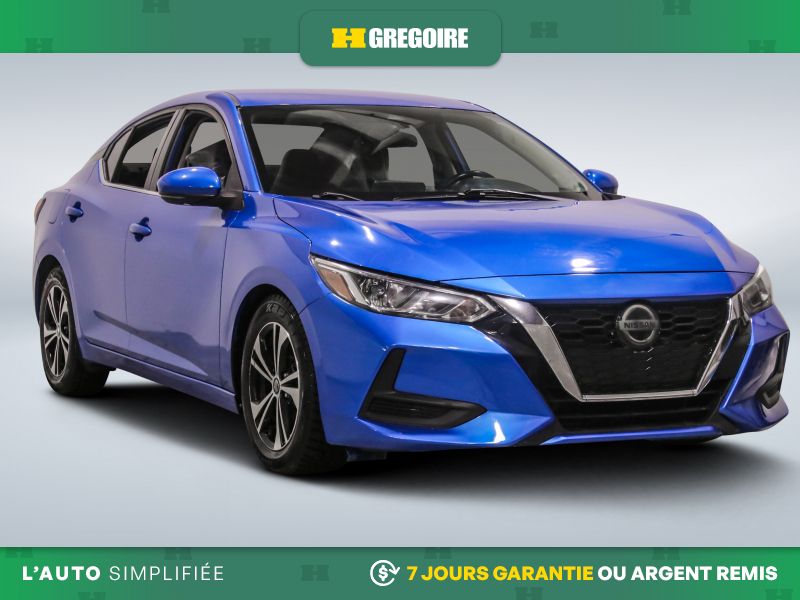 Blue 2020 Nissan Sentra Sedan Front-Wheel Drive Automatic