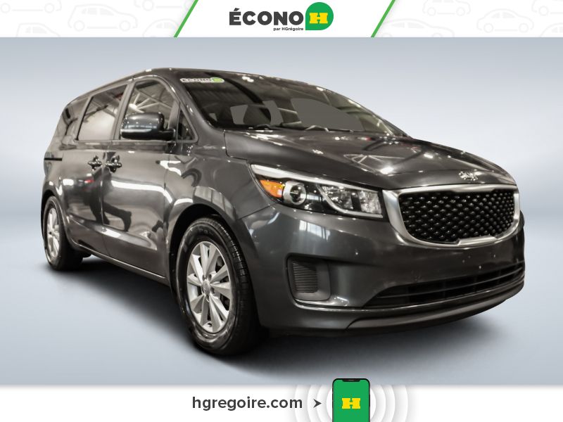 Gray 2016 Kia Sedona Minivan Front-Wheel Drive Automatic