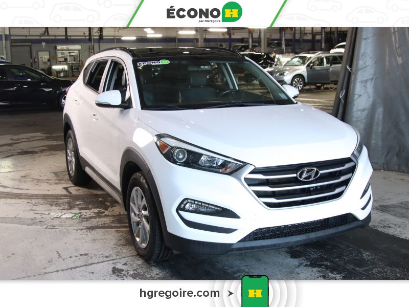 White 2018 Hyundai Tucson SUV / Crossover All-Wheel Drive Automatic