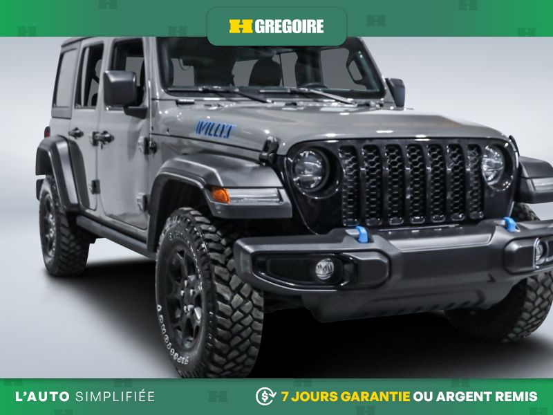 Gray 2023 Jeep Wrangler 4xe SUV / Crossover Four-Wheel Drive Automatic