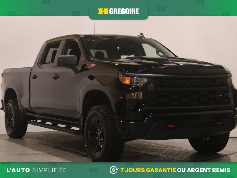Black 2024 Chevrolet Silverado 1500 Pickup Truck Four-Wheel Drive Automatic