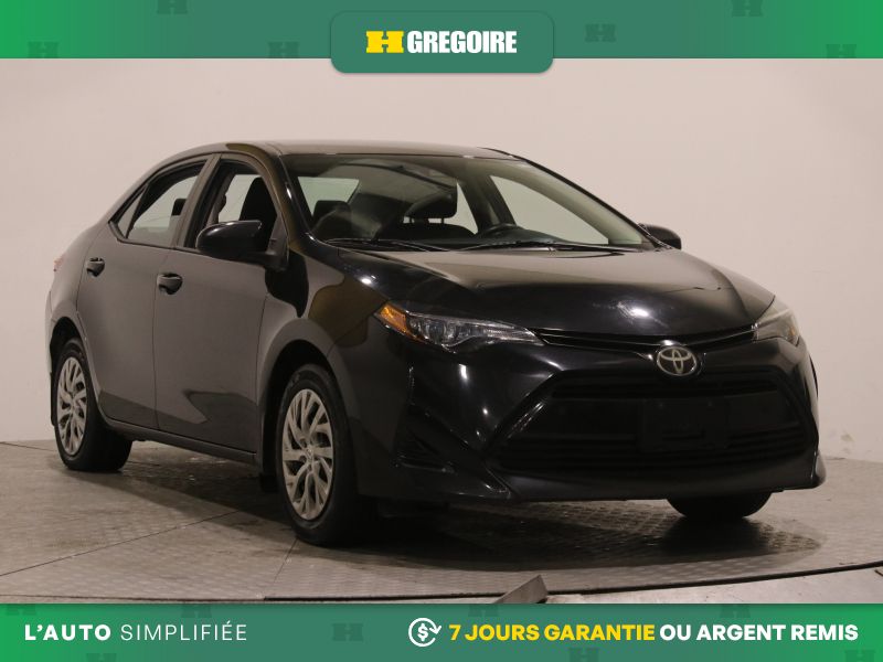 Black 2019 Toyota Corolla Sedan Front-Wheel Drive Automatic
