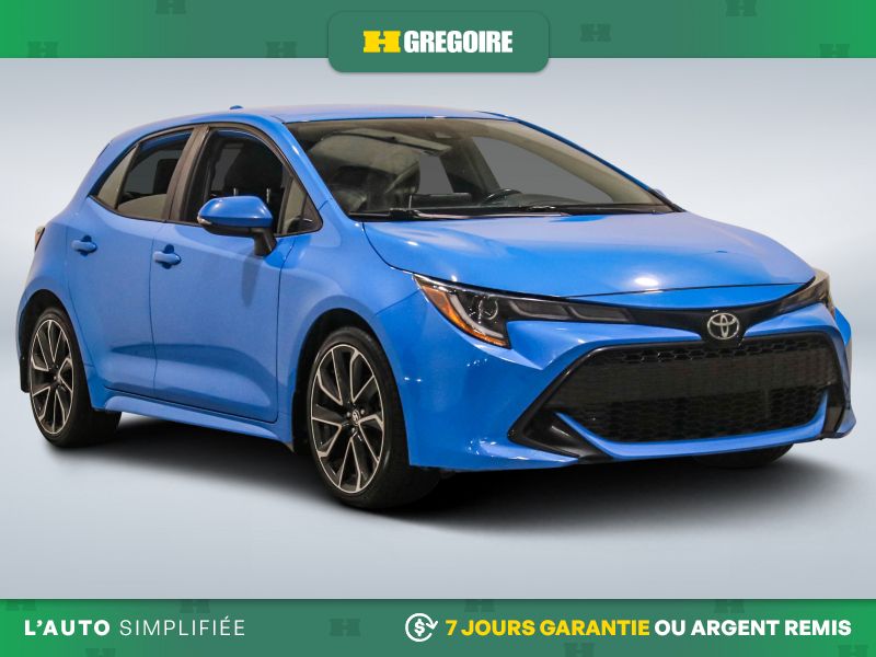 Blue 2020 Toyota Corolla Hatchback Hatchback Front-Wheel Drive Automatic