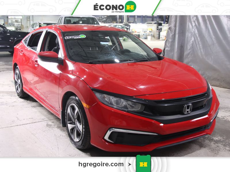 Red 2020 Honda Civic Sedan Front-Wheel Drive Automatic