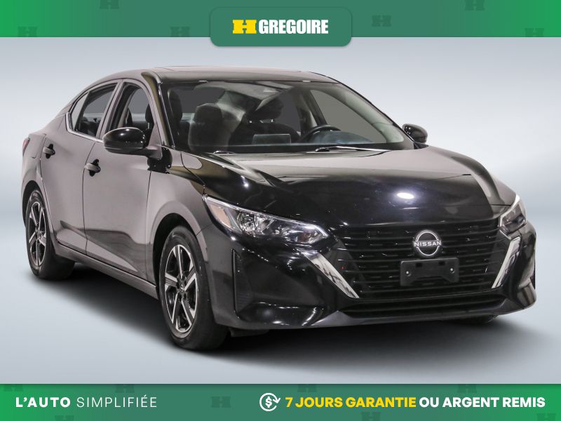 Black 2024 Nissan Sentra Sedan Front-Wheel Drive Automatic