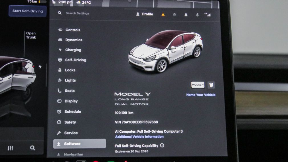 Tesla Model Y Long Range 2023 d&rsquo;occasion à vendre - 18