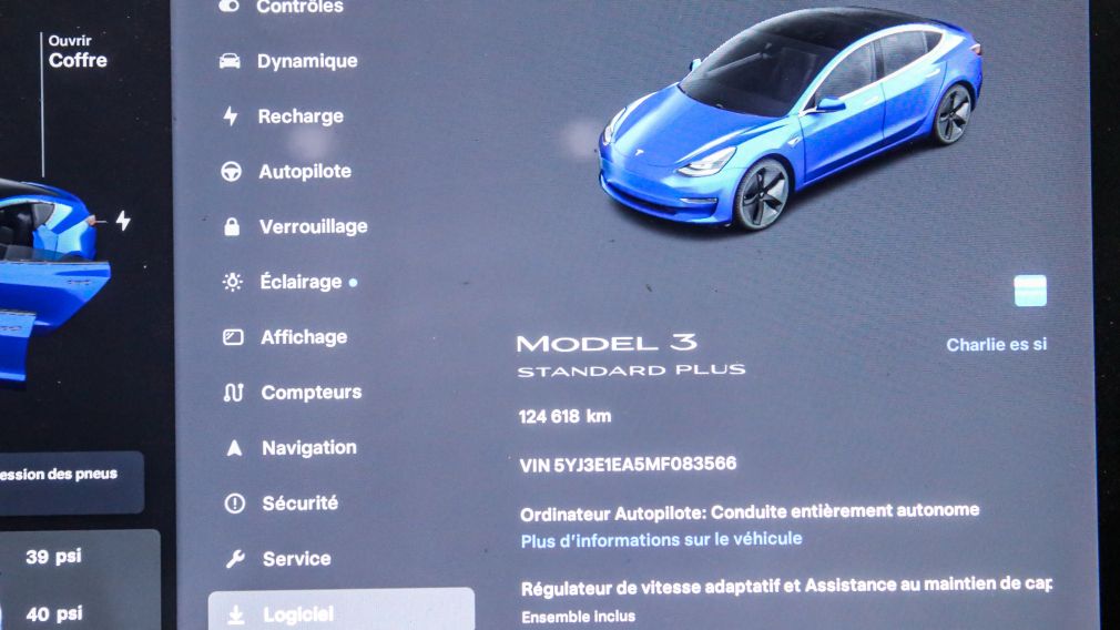 Tesla Model 3 Standard Range Plus 2021 d&rsquo;occasion à vendre - 16