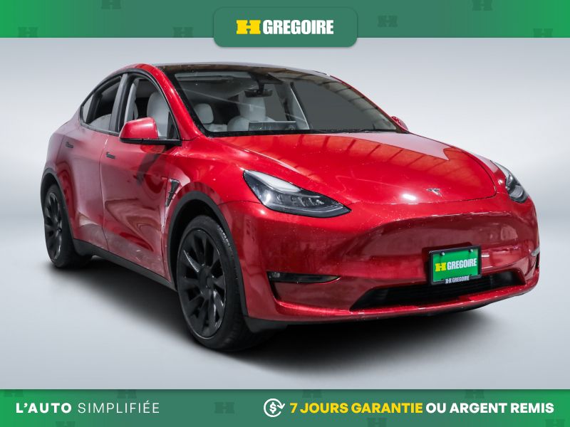 Red 2023 Tesla Model Y SUV / Crossover All-Wheel Drive Automatic