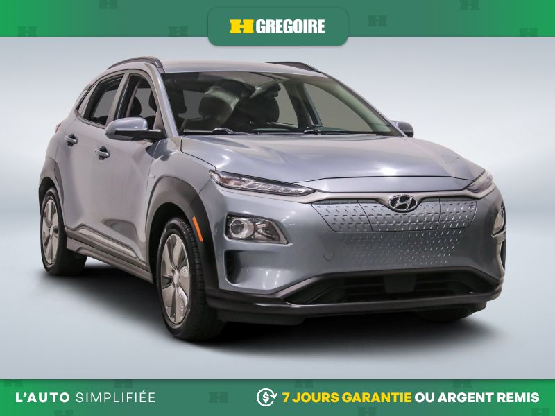 Gray 2020 Hyundai Kona Electric SUV / Crossover  Automatic