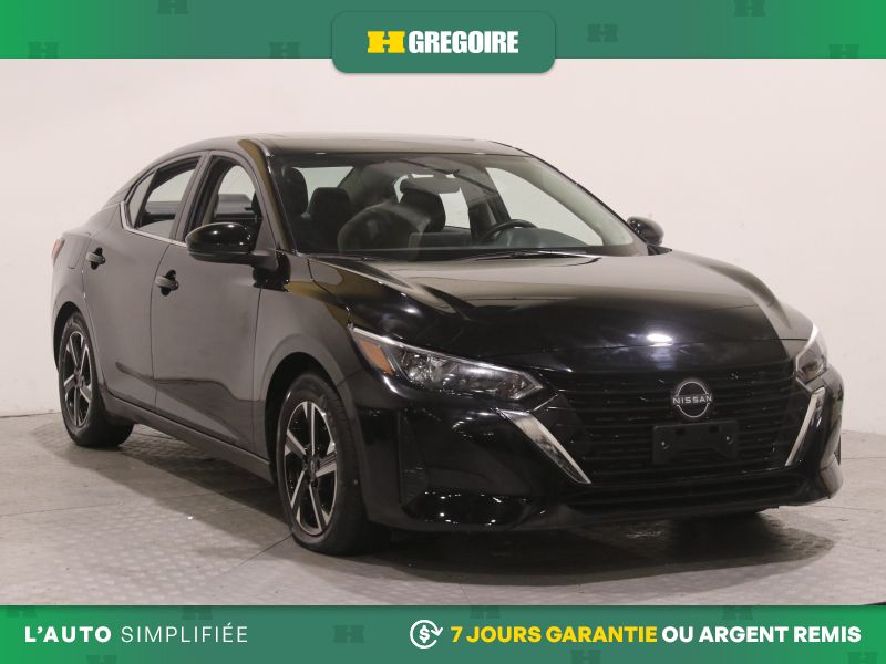 Black 2024 Nissan Sentra Sedan Front-Wheel Drive Automatic