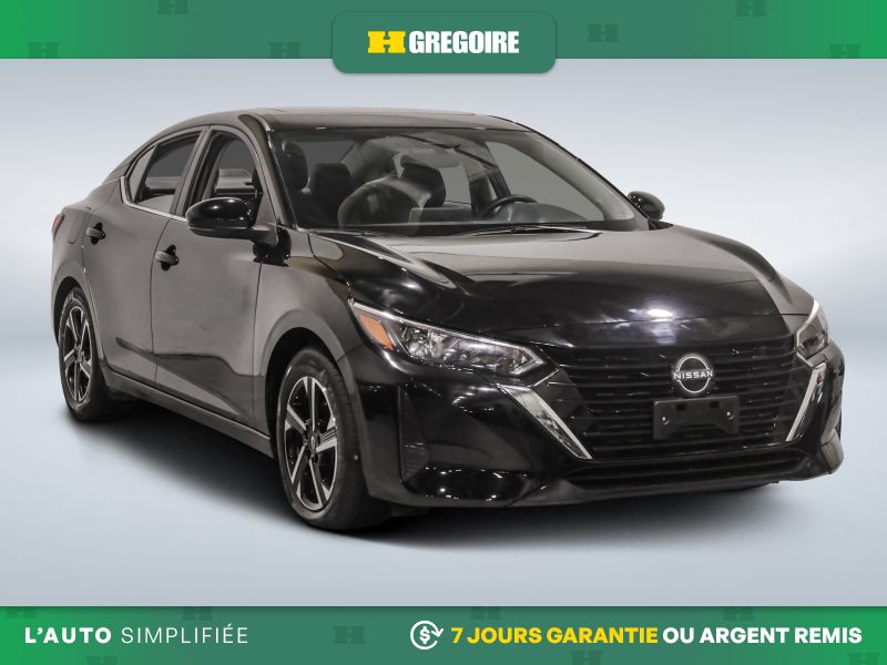 Black 2024 Nissan Sentra Sedan Front-Wheel Drive Automatic
