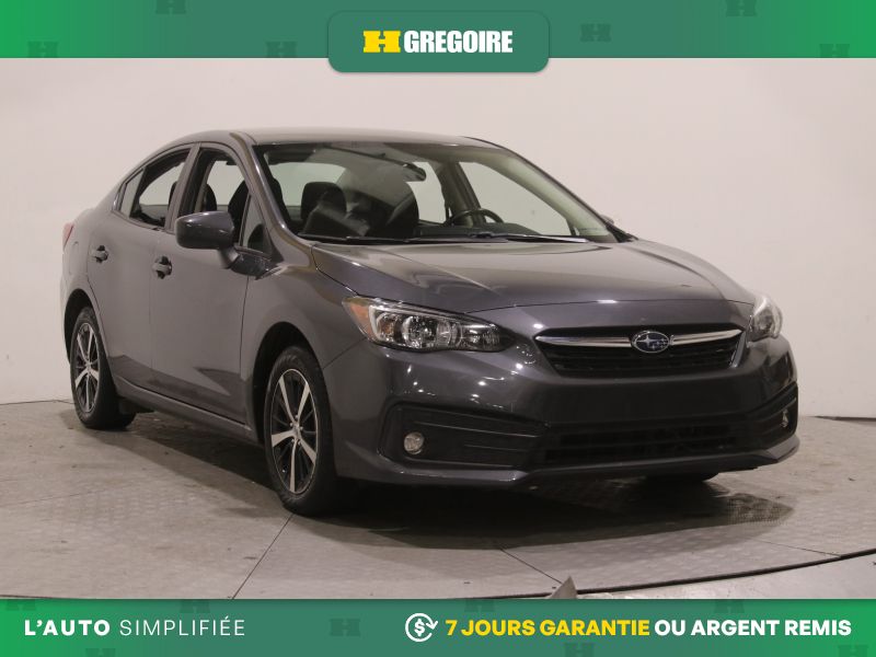 Gray 2021 Subaru Impreza Sedan  Manual