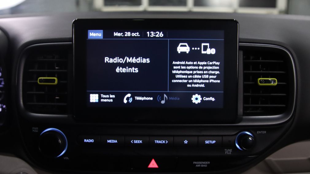 Hyundai Venue Trend w/Urban Pkg/Grey-Lime Interior 2020 d&rsquo;occasion à vendre - 13