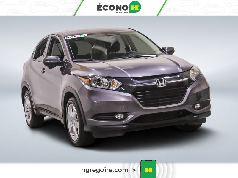 Gray 2016 Honda HR-V SUV / Crossover Front-Wheel Drive Automatic
