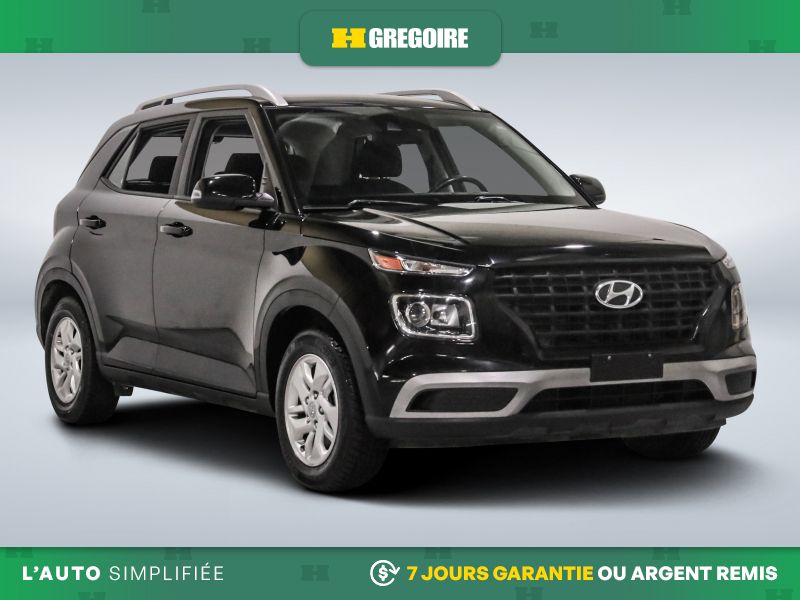 Black 2021 Hyundai Venue SUV / Crossover  Automatic