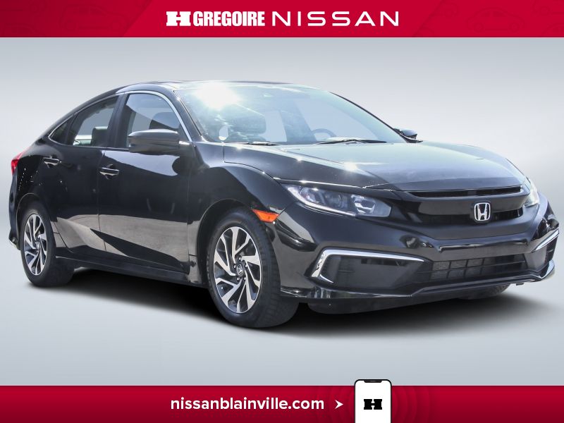 Black 2020 Honda Civic Sedan Front-Wheel Drive Automatic