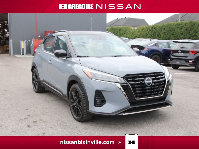 Gray 2023 Nissan Kicks SUV / Crossover Front-Wheel Drive Automatic