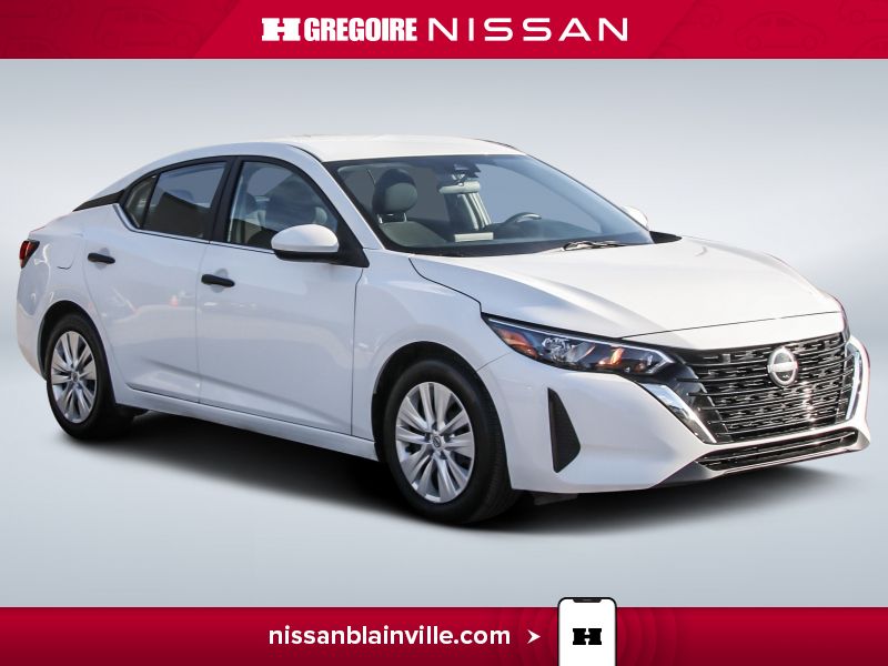 White 2024 Nissan Sentra Sedan Front-Wheel Drive Automatic
