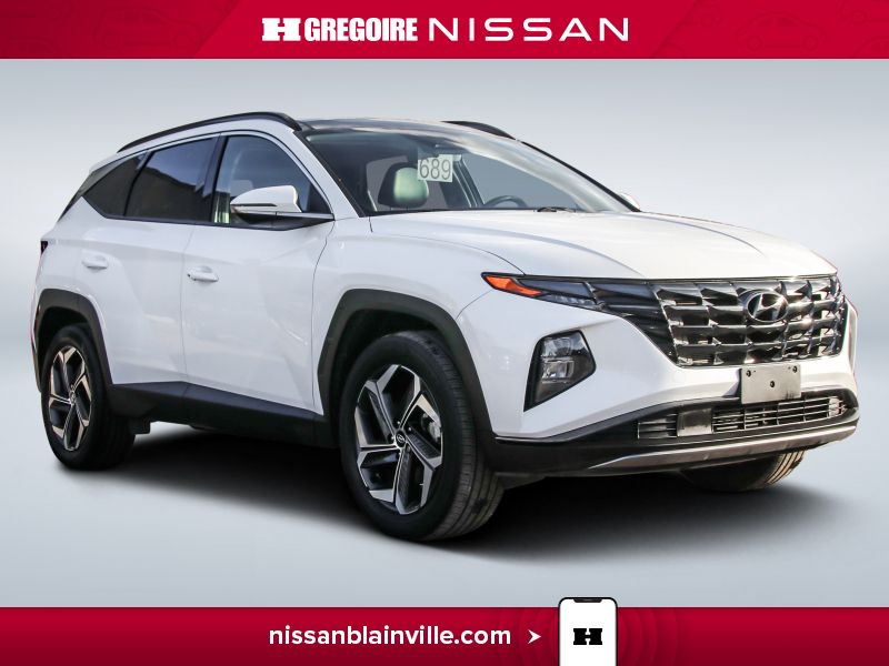 White 2023 Hyundai Tucson Hybrid SUV / Crossover  Automatic