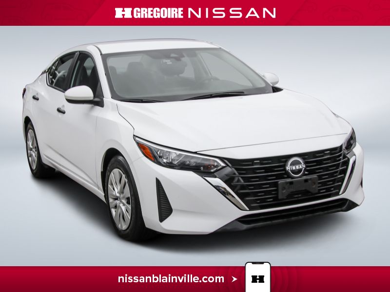 White 2024 Nissan Sentra Sedan Front-Wheel Drive Automatic