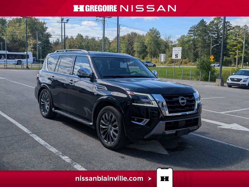 Black 2021 Nissan Armada SUV / Crossover Four-Wheel Drive Automatic
