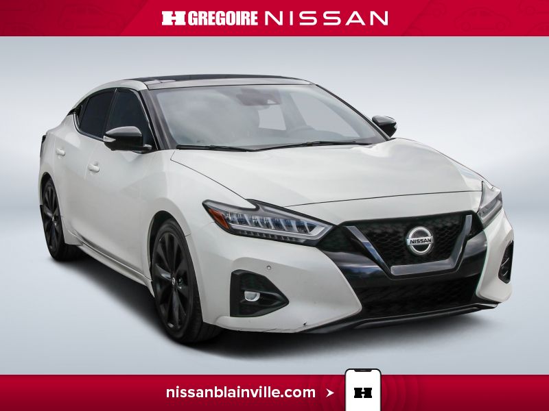 White 2021 Nissan Maxima Sedan Front-Wheel Drive Automatic